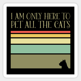 Pet All The Cats! Magnet